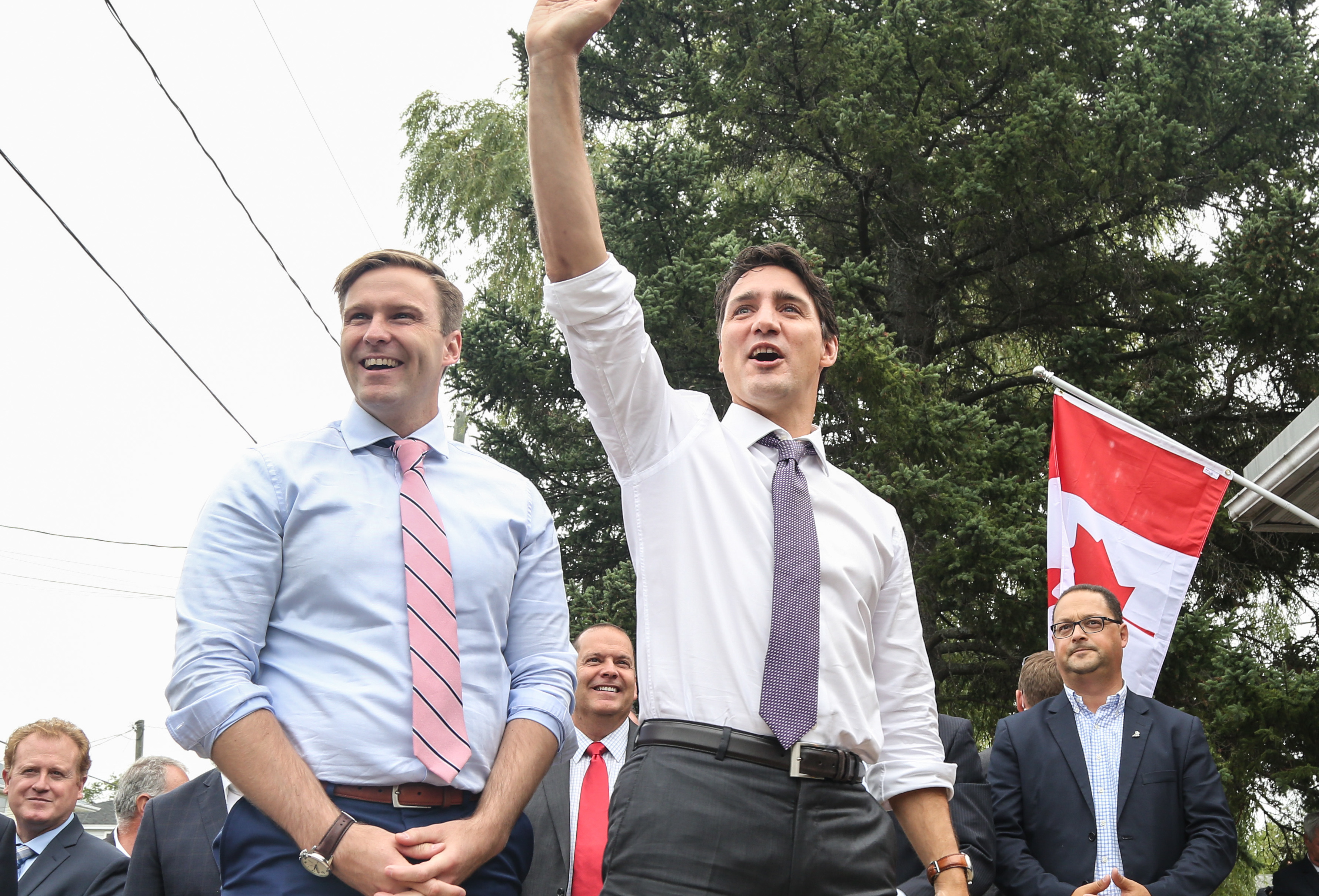 Brian Gallant and Justin Trudeau