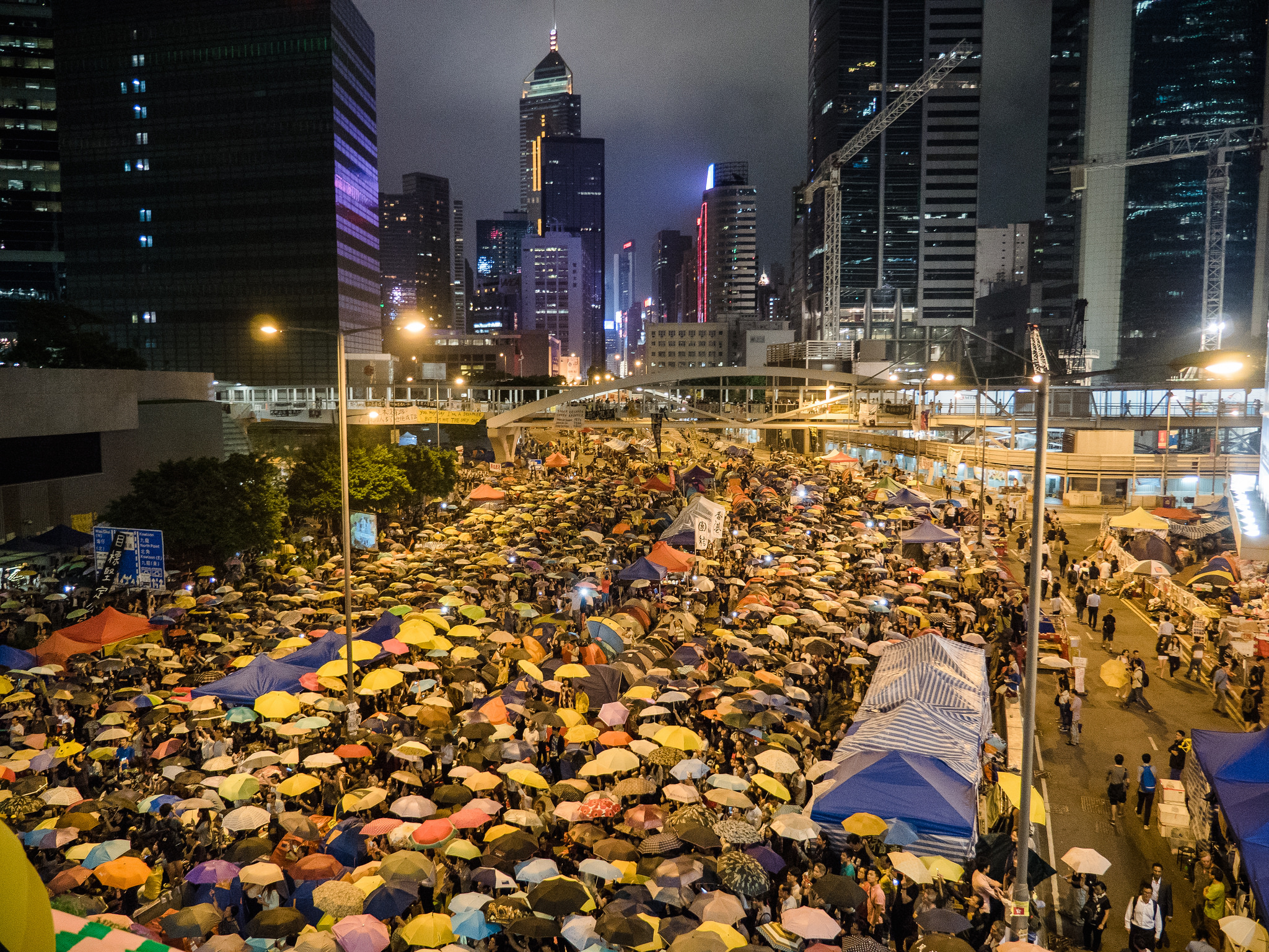 Umbrella Movement in Hong Kong