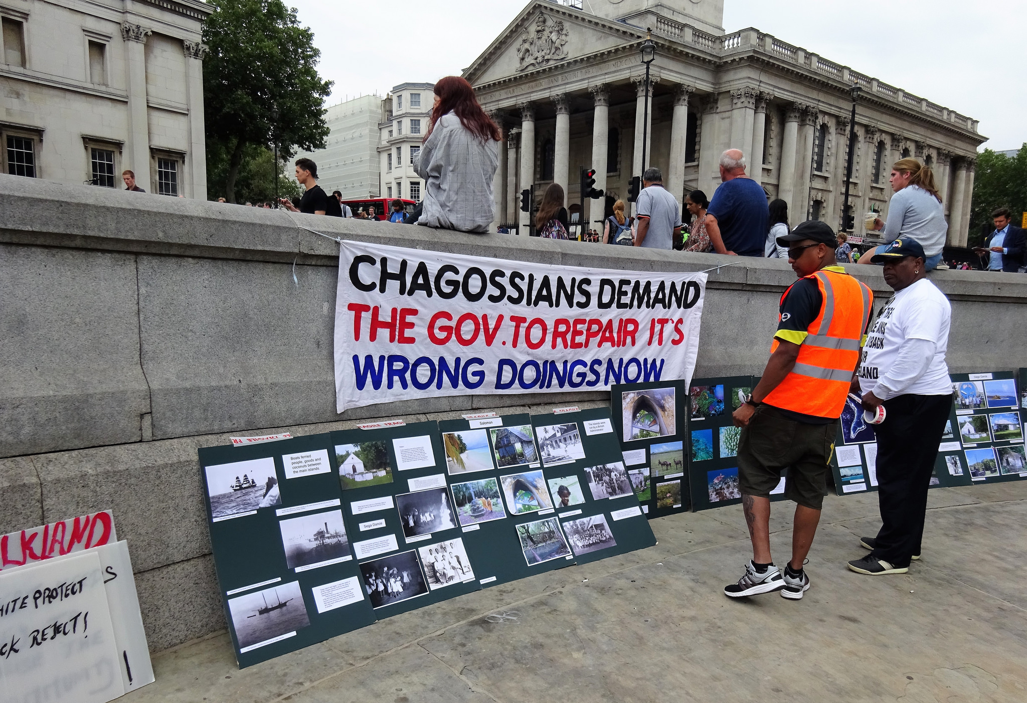 Protests against British occupation of the Chagos Islands